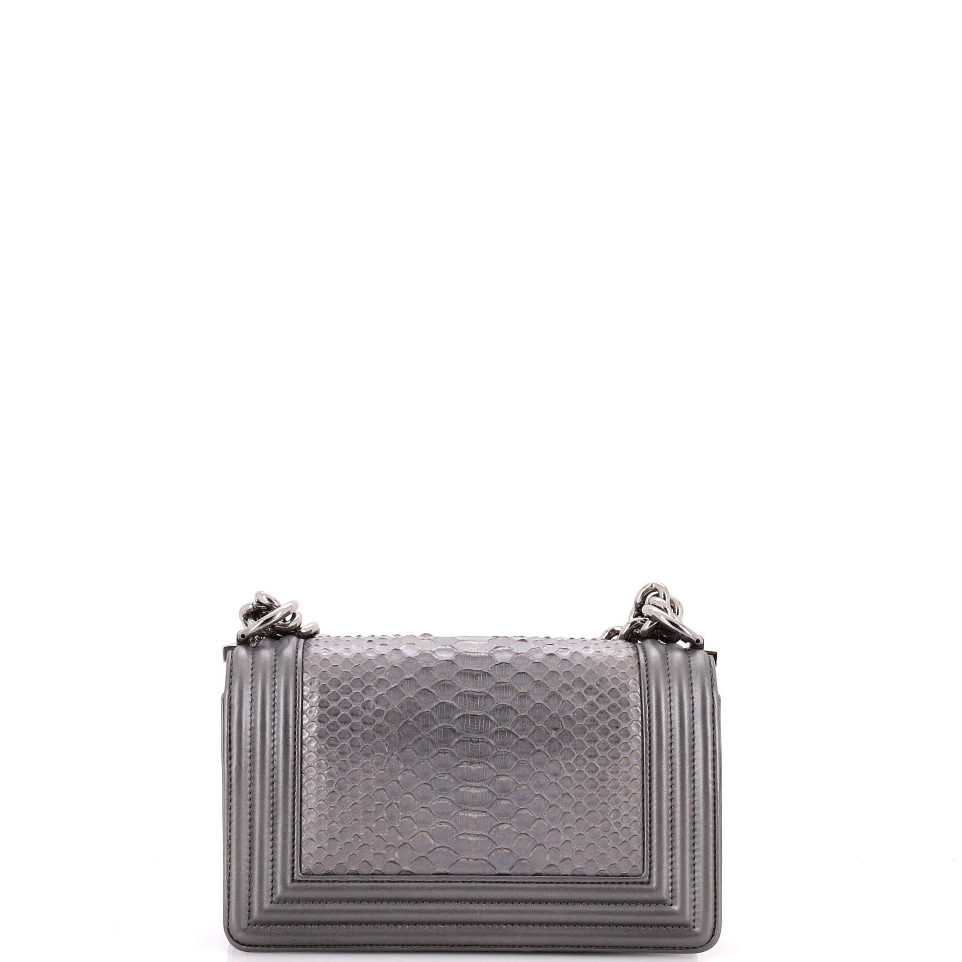 Boy Flap Bag Python Small