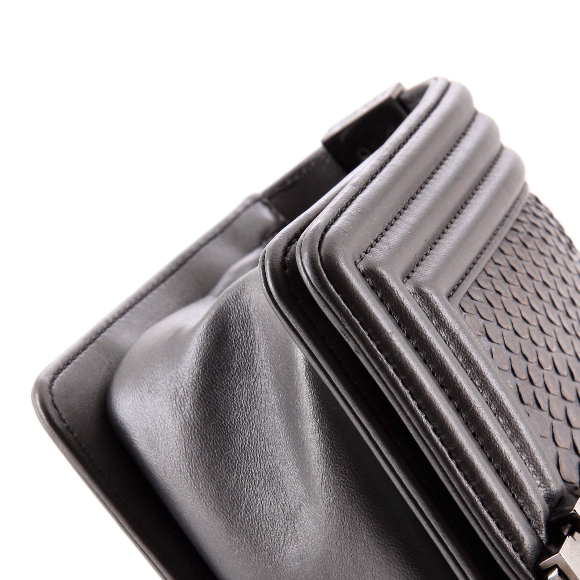 Boy Flap Bag Python Small