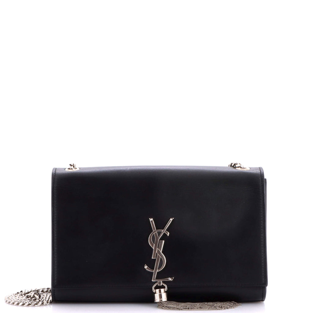 Classic Monogram Tassel Crossbody Bag Leather Medium