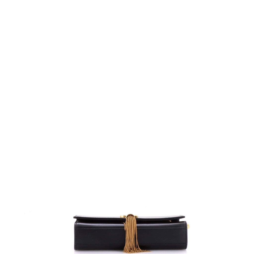 Classic Monogram Tassel Crossbody Bag Leather Small