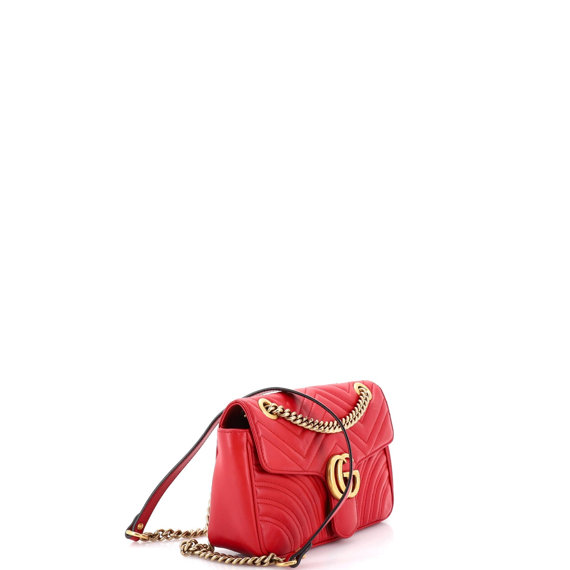 GG Marmont Flap Bag Matelasse Leather Small