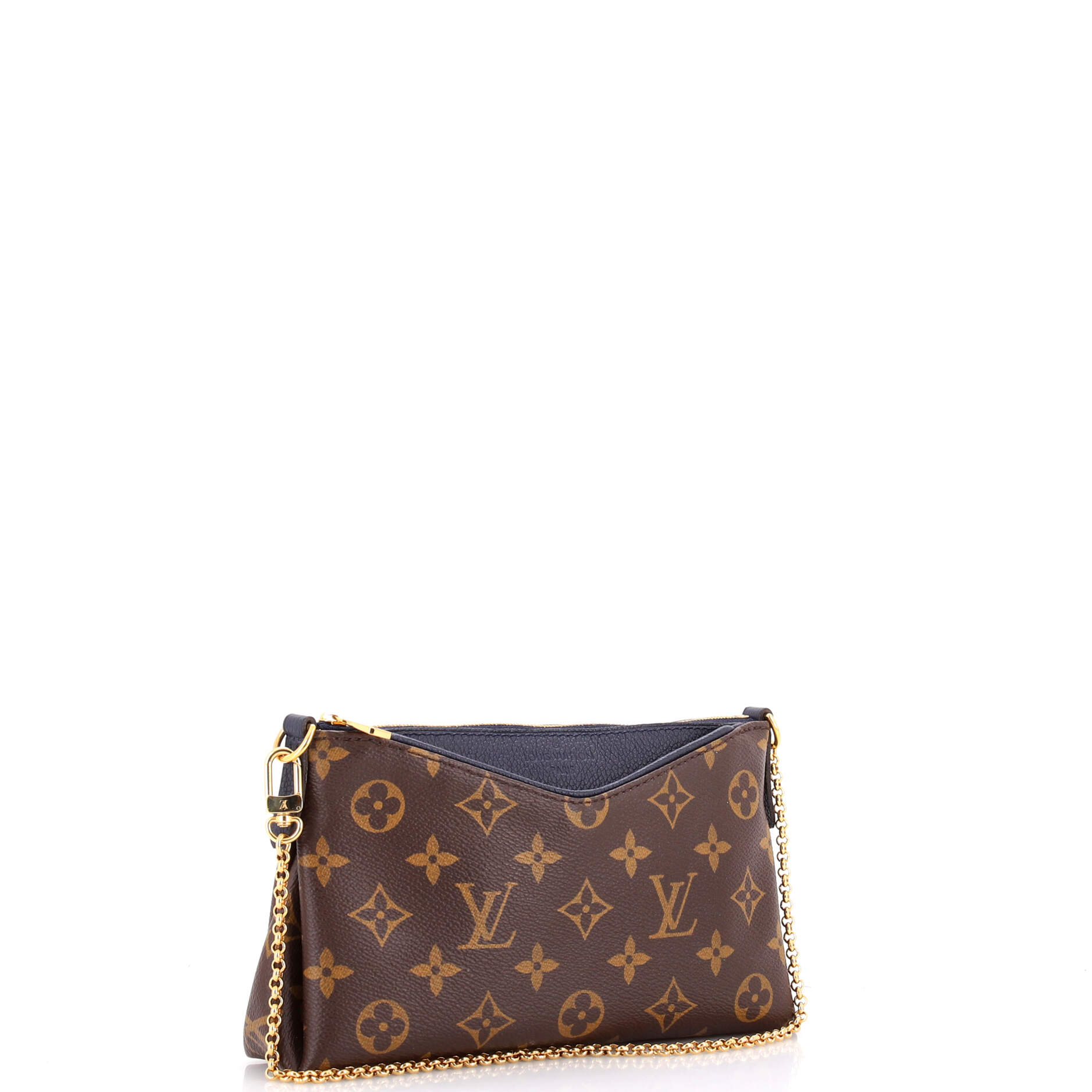 Pallas Clutch Monogram Canvas with Leather