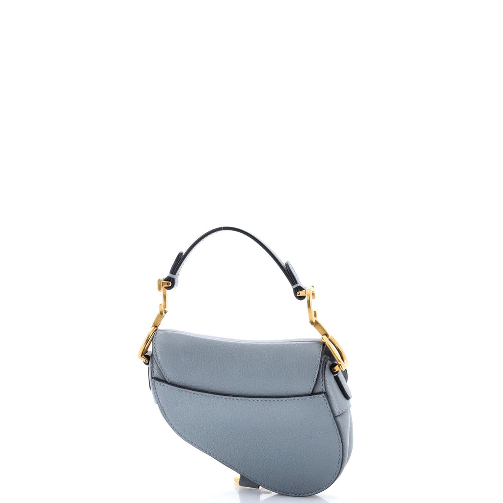 Saddle Handbag Leather Micro