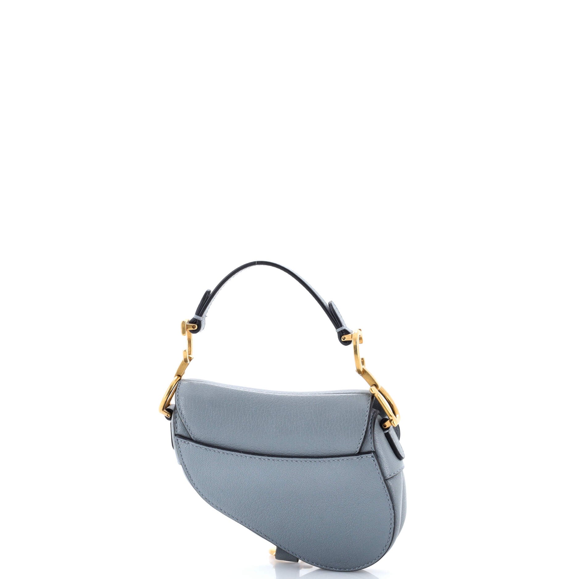Saddle Handbag Leather Micro