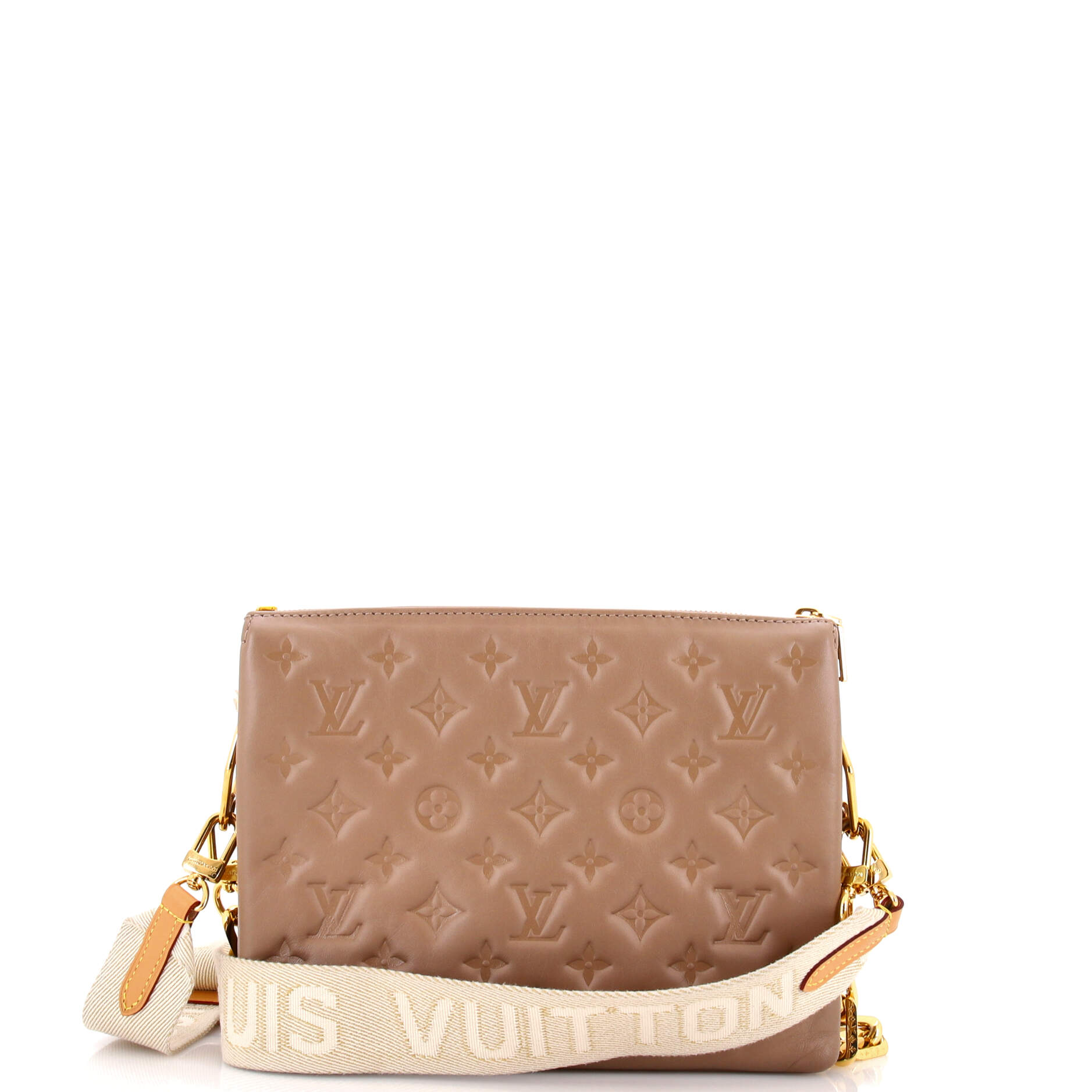 Coussin Bag Monogram Embossed Lambskin PM