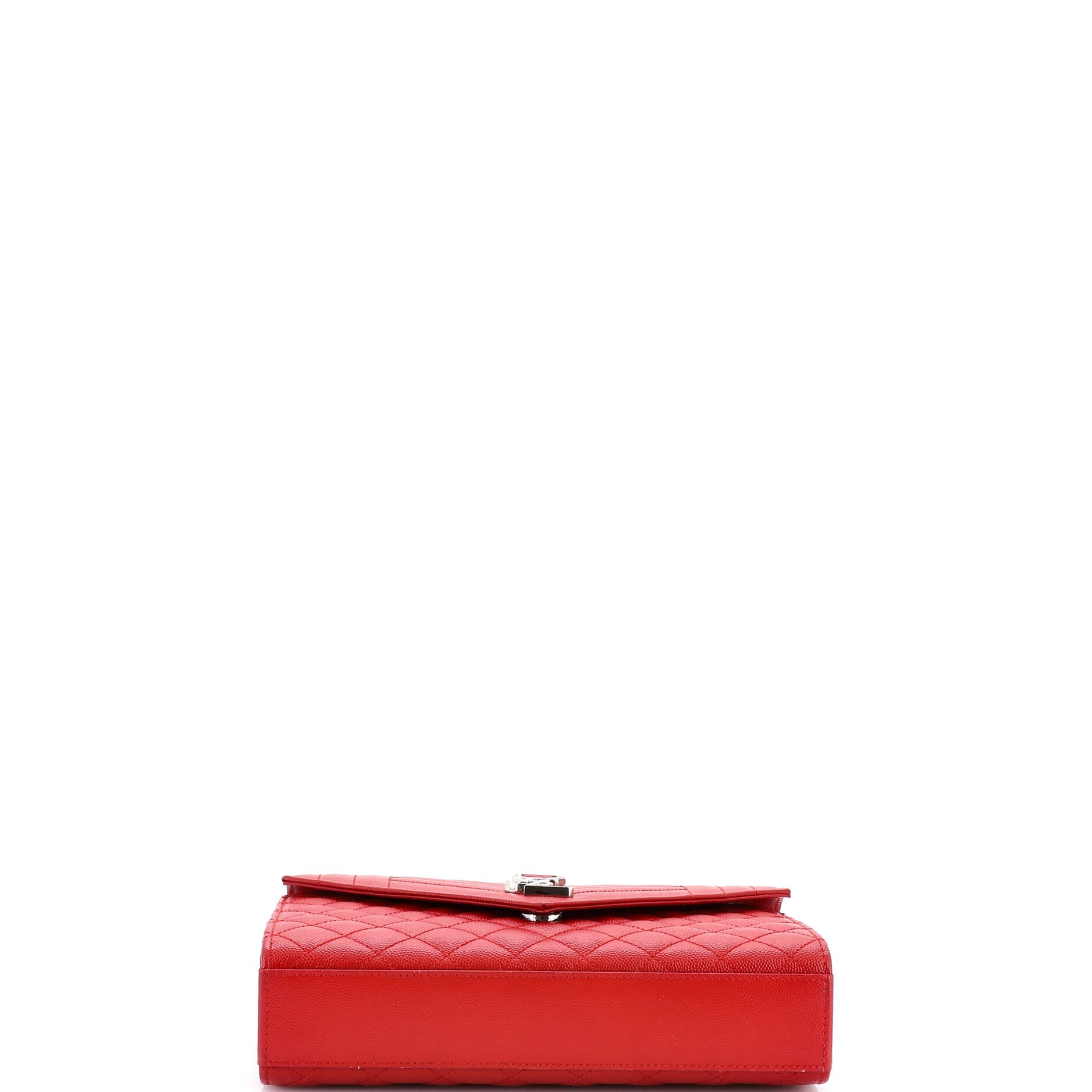Classic Monogram Envelope Satchel Mixed Matelasse Leather Medium