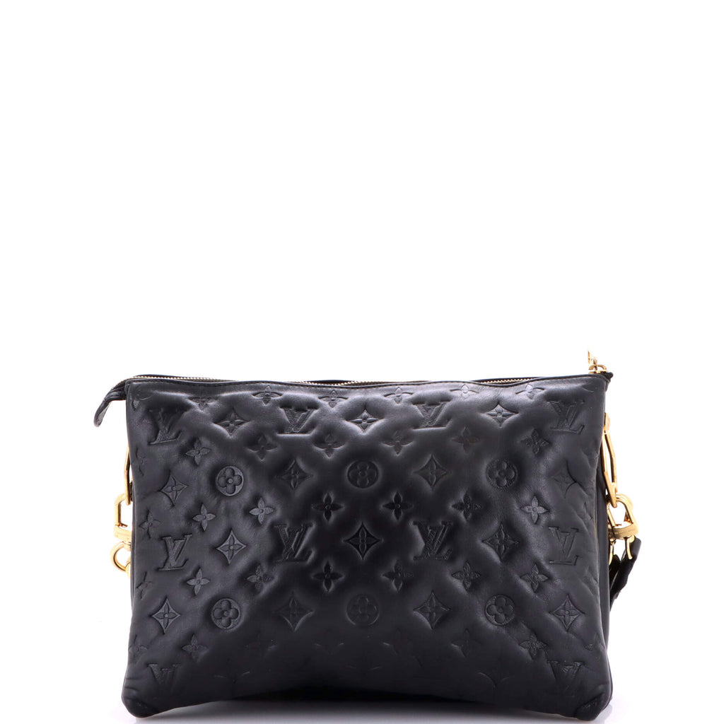 Coussin Bag Monogram Embossed Lambskin MM