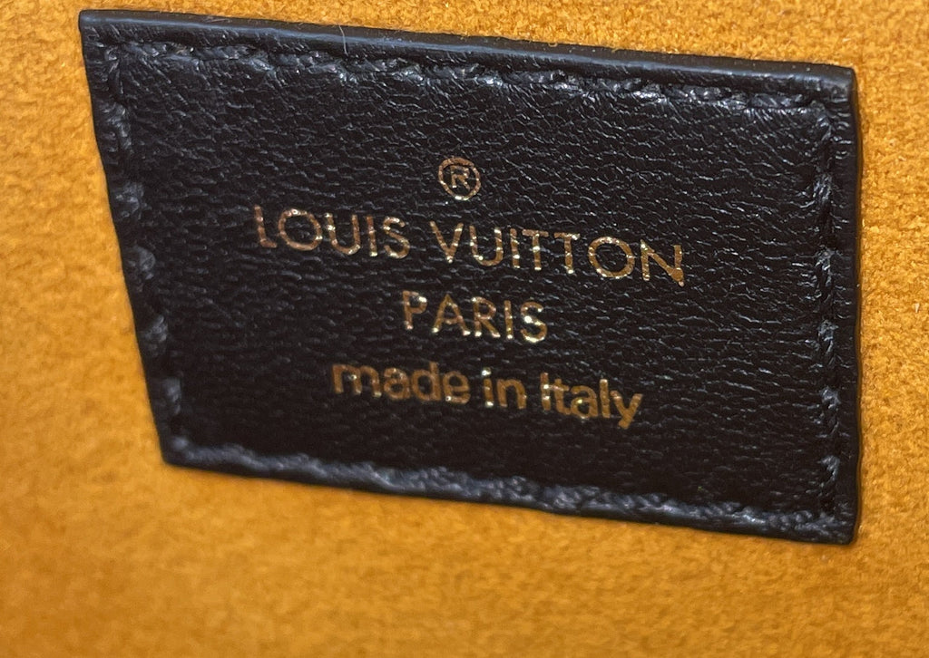 Coussin Bag Monogram Embossed Lambskin MM