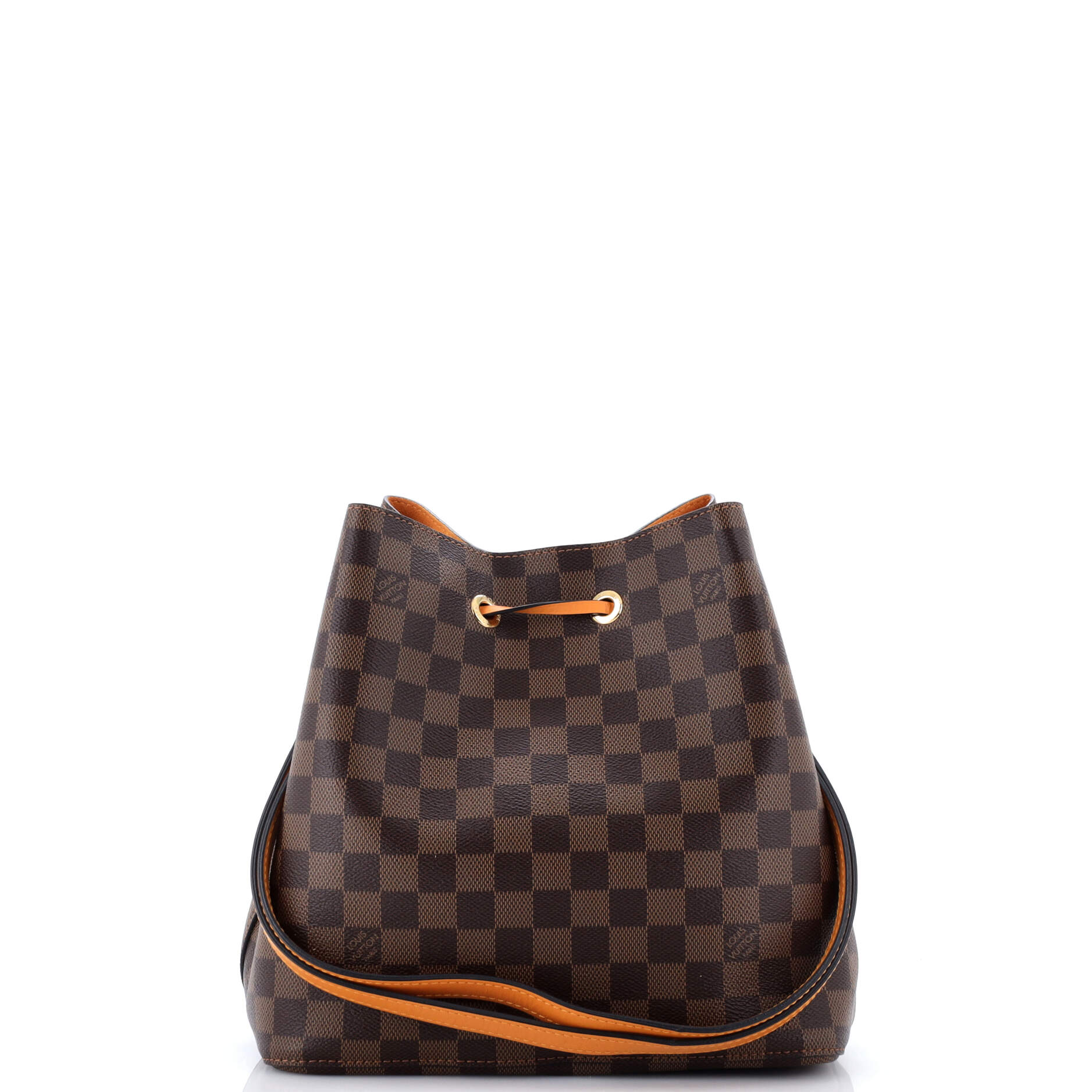 NeoNoe Handbag Damier with Leather MM