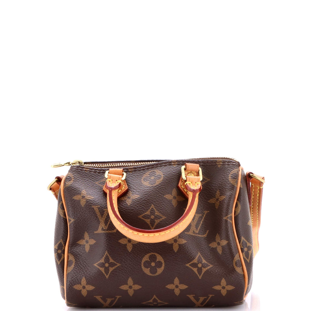 Speedy Bandouliere Bag Monogram Canvas Nano
