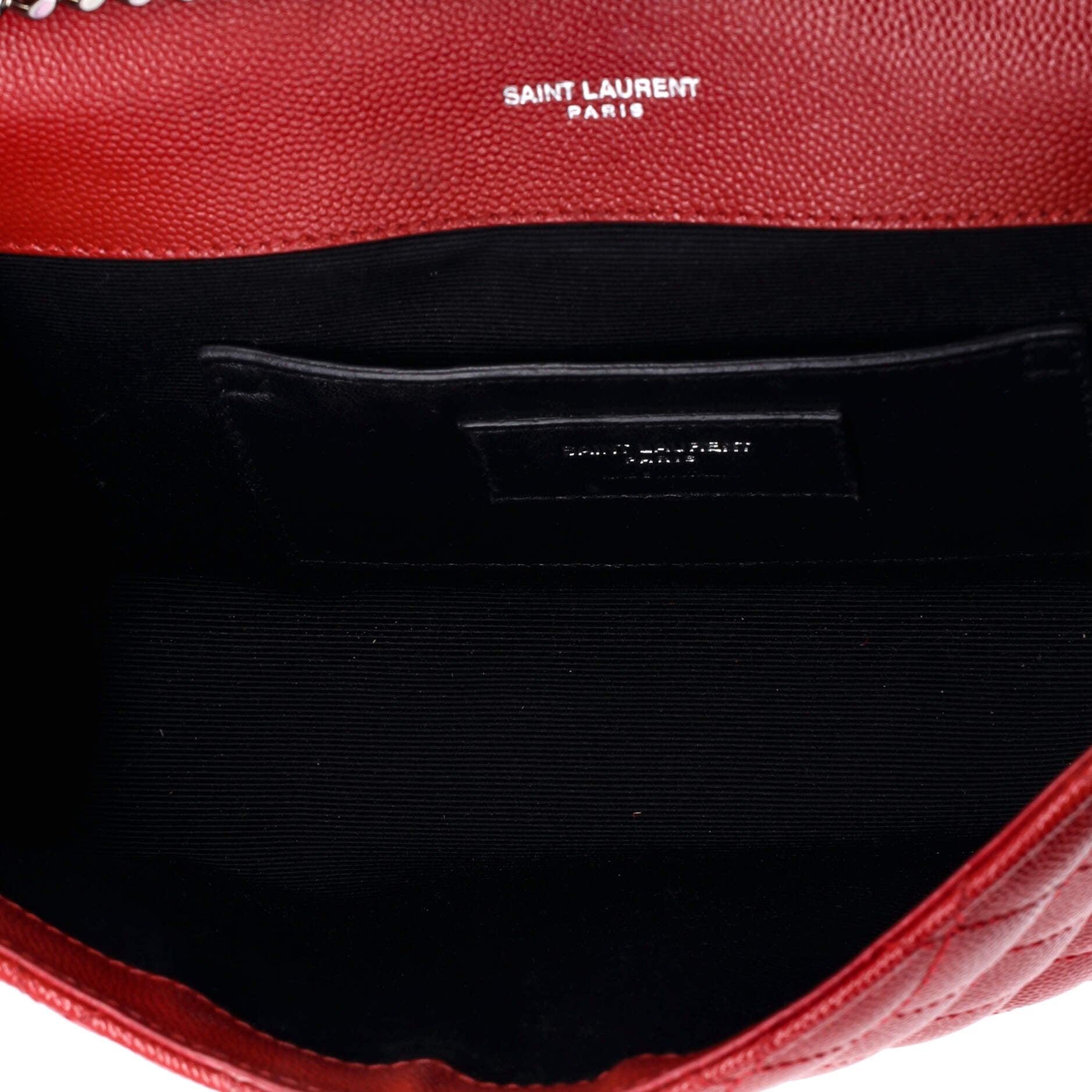 Classic Monogram Envelope Satchel Mixed Matelasse Leather Small