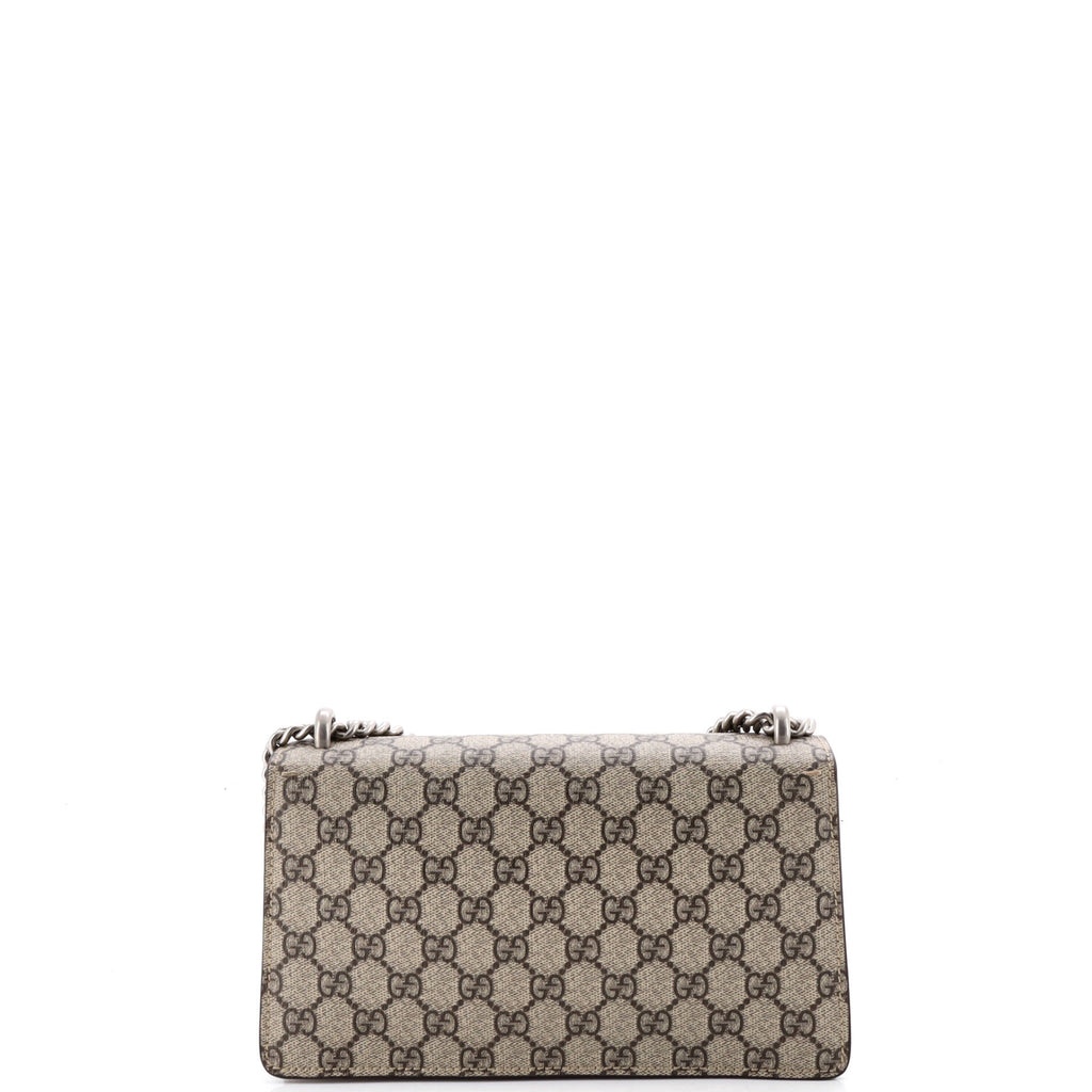 Dionysus Bag GG Coated Canvas with Crystal Embellished Metal Small
