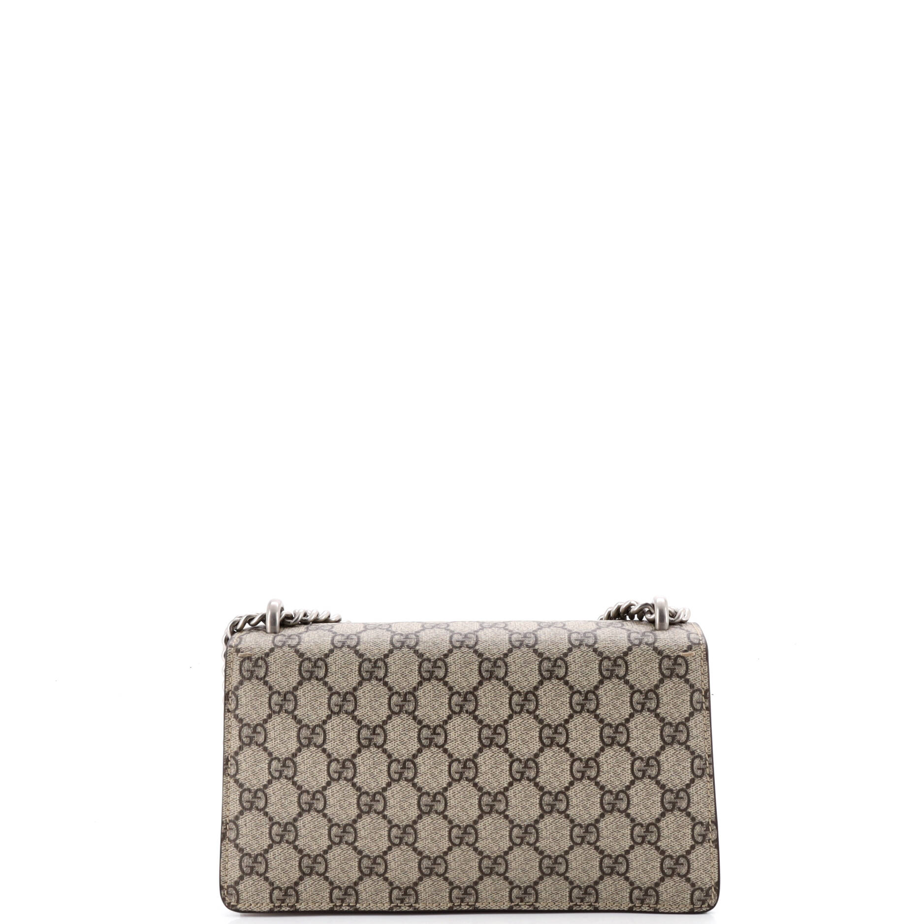Dionysus Bag GG Coated Canvas with Crystal Embellished Metal Small