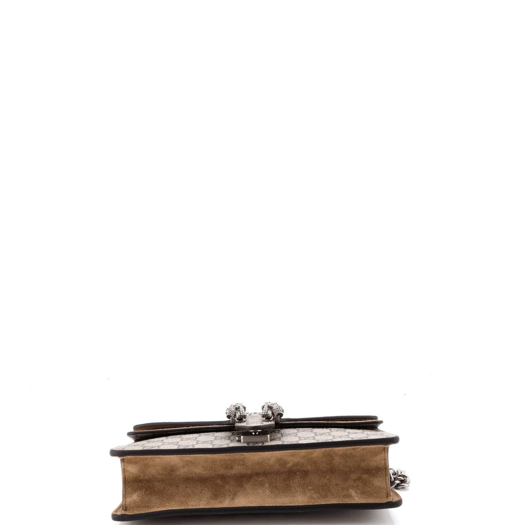 Dionysus Bag GG Coated Canvas with Crystal Embellished Metal Small