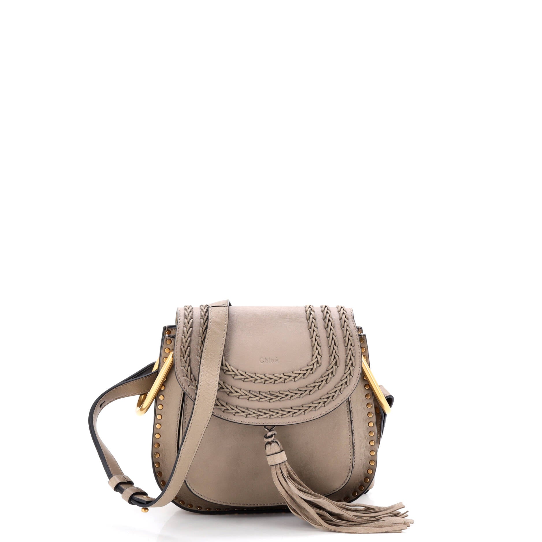 Hudson Handbag Whipstitch Leather Small