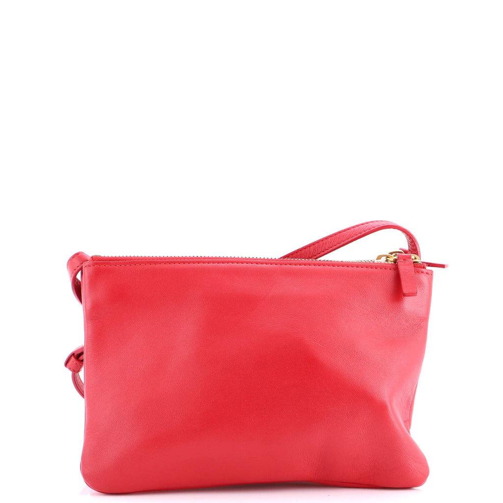 Trio Crossbody Bag Leather Small