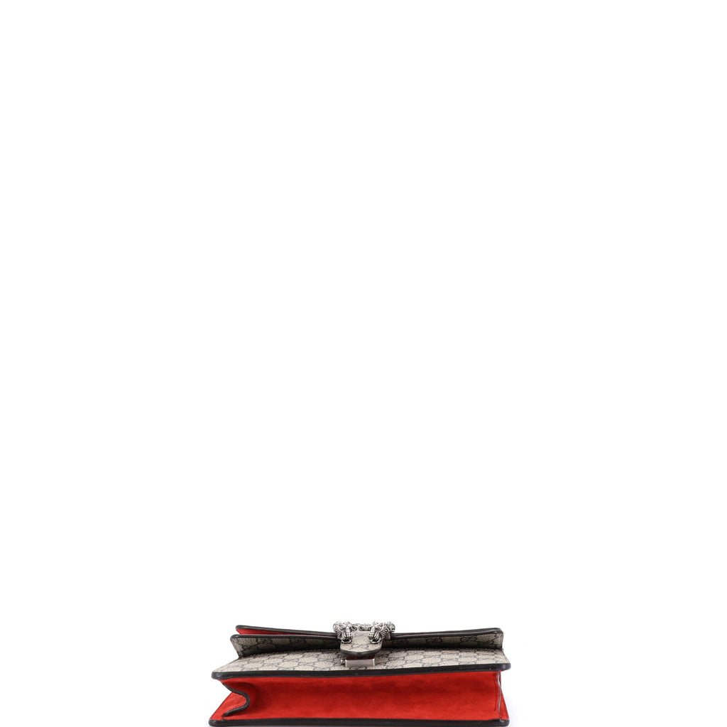 Dionysus Bag GG Coated Canvas with Crystal Embellished Metal Small