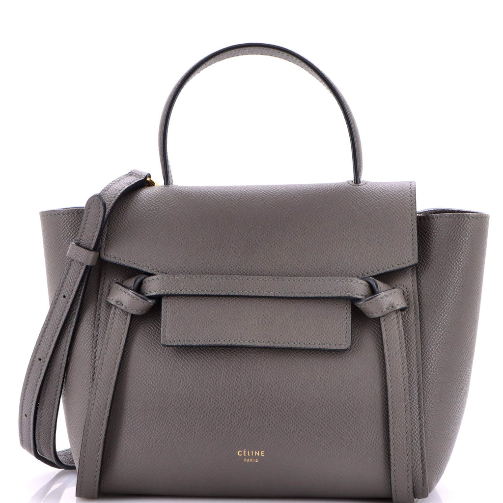 Belt Bag Textured Leather Nano
