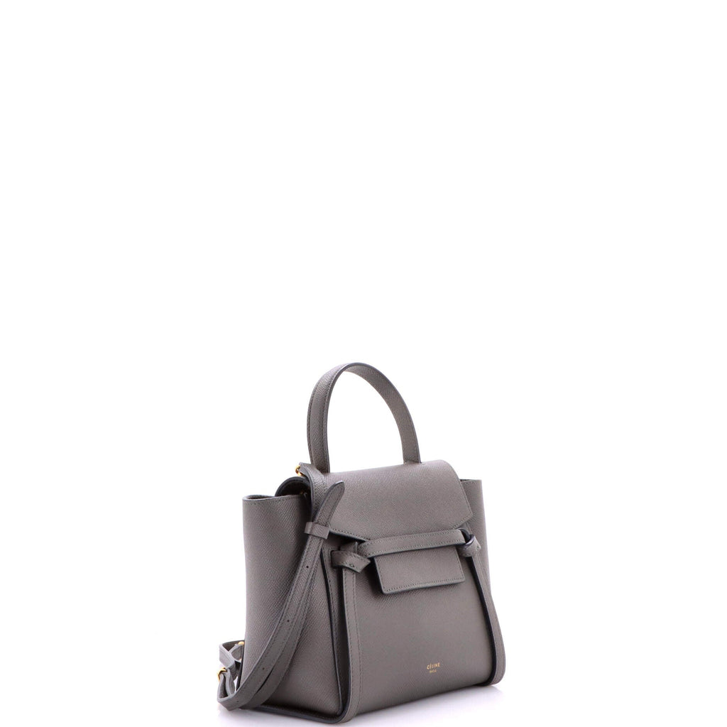 Belt Bag Textured Leather Nano