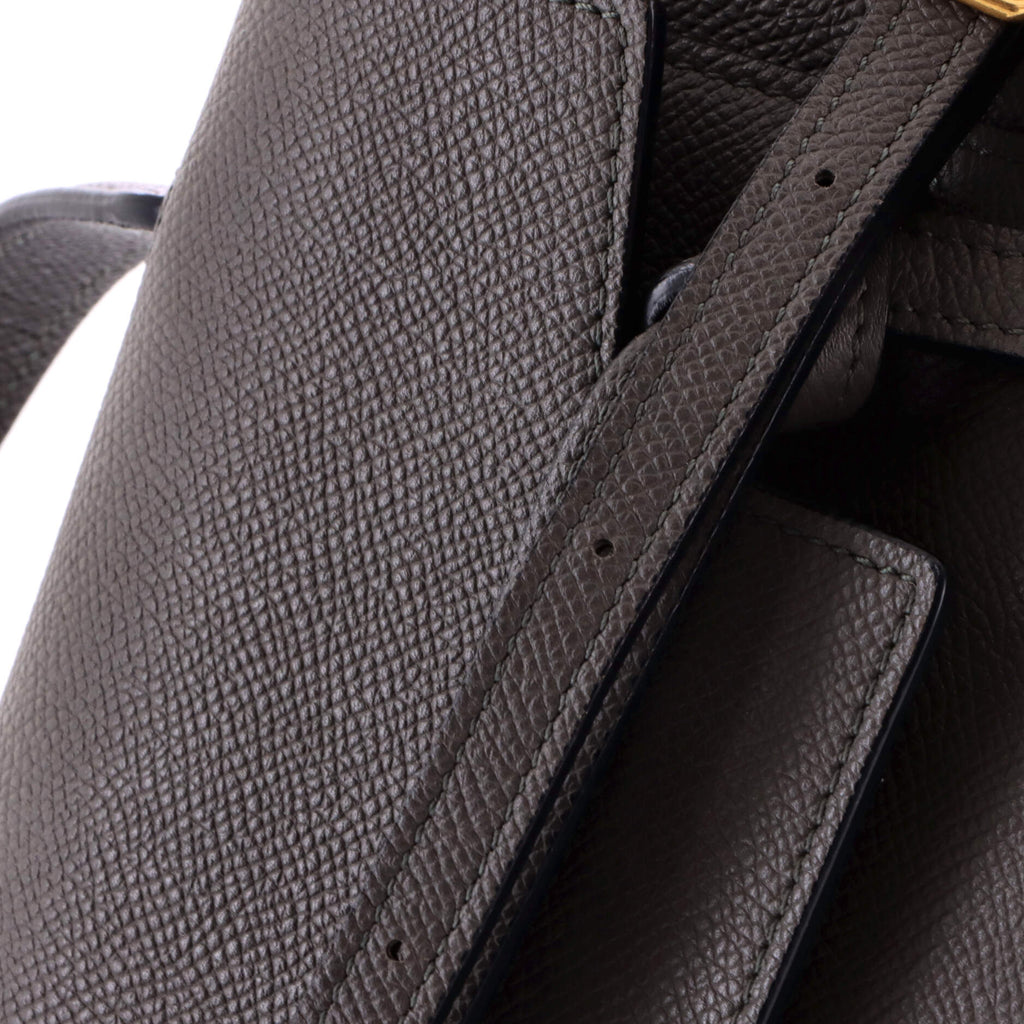 Belt Bag Textured Leather Nano