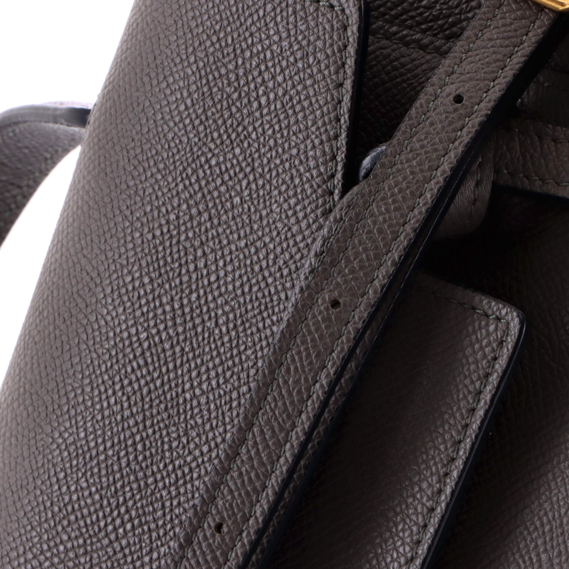 Belt Bag Textured Leather Nano
