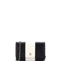 Bicolor Two Tone Wallet on Chain Quilted Lambskin