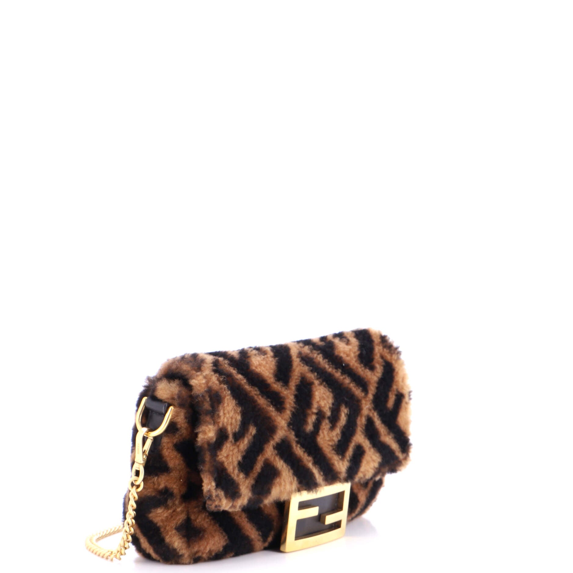 Baguette NM Bag Zucca Shearling Mini