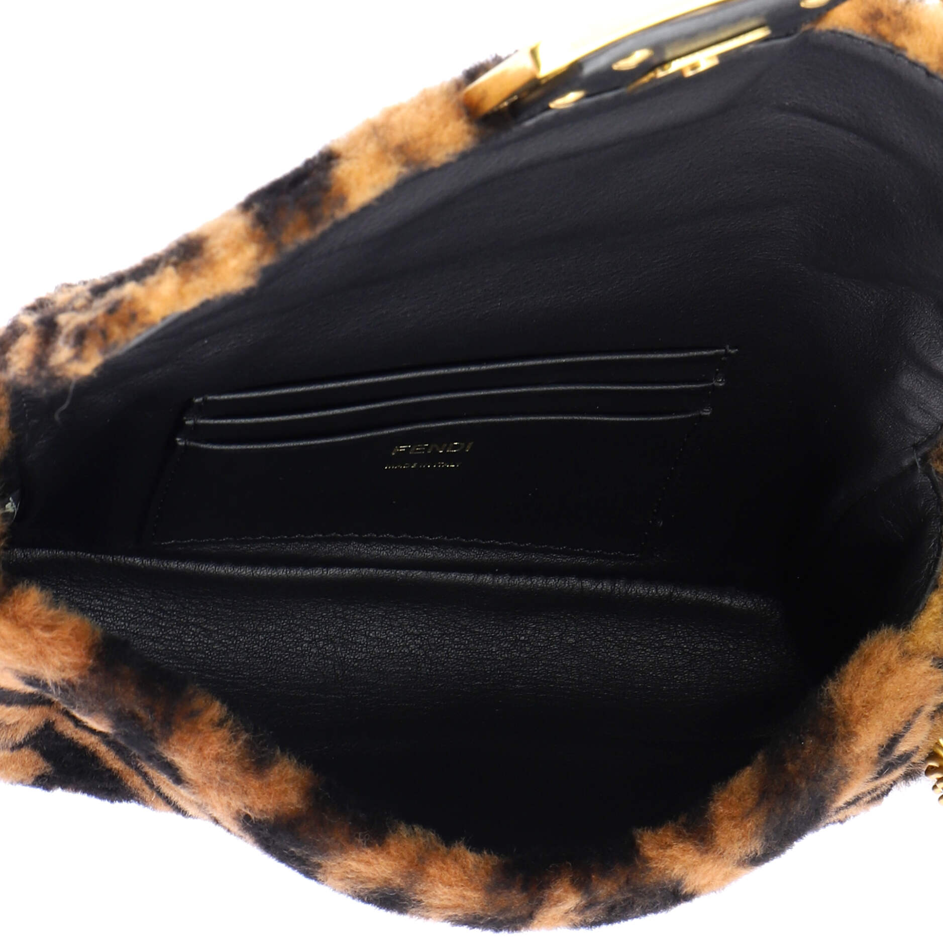 Baguette NM Bag Zucca Shearling Mini
