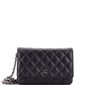 Wallet on Chain Quilted Lambskin