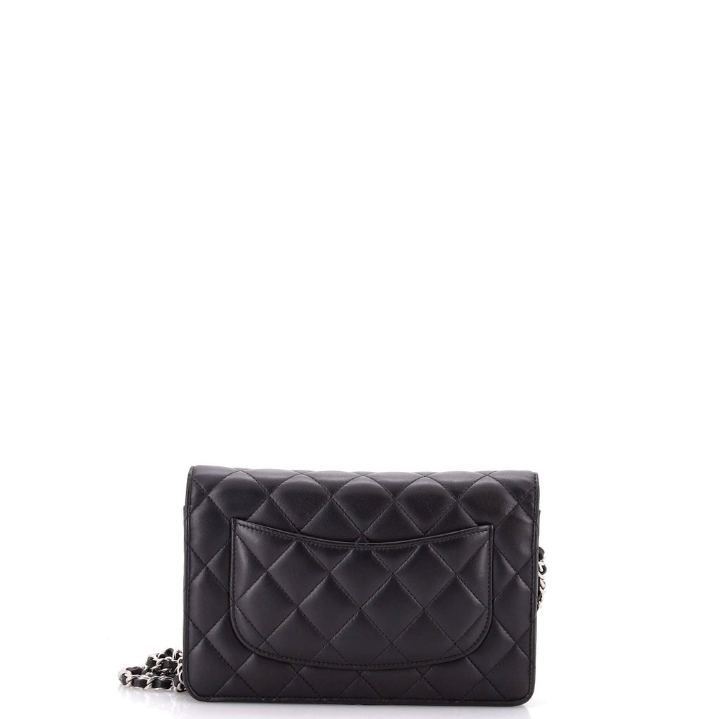 Wallet on Chain Quilted Lambskin