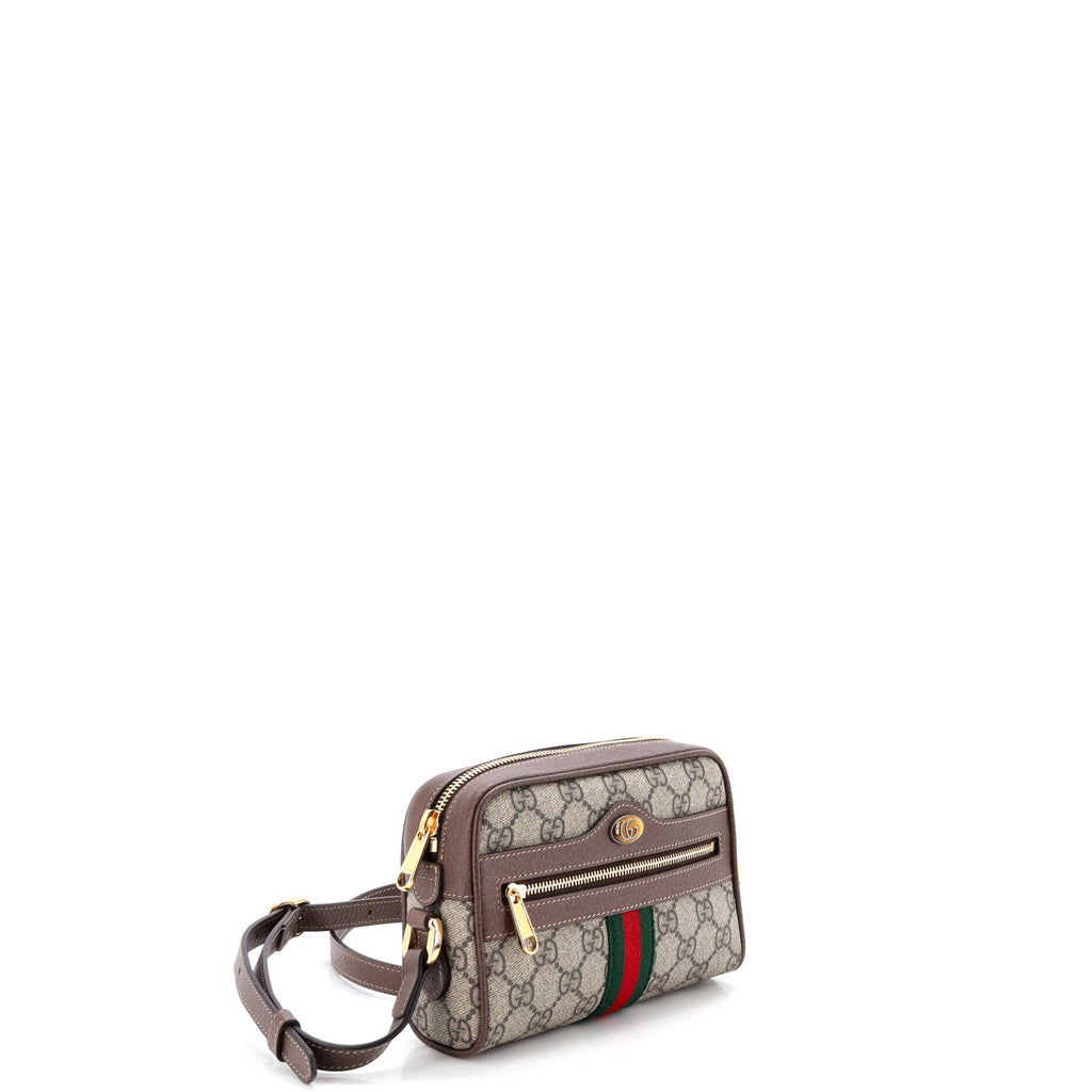 Ophidia Shoulder Bag GG Coated Canvas Mini