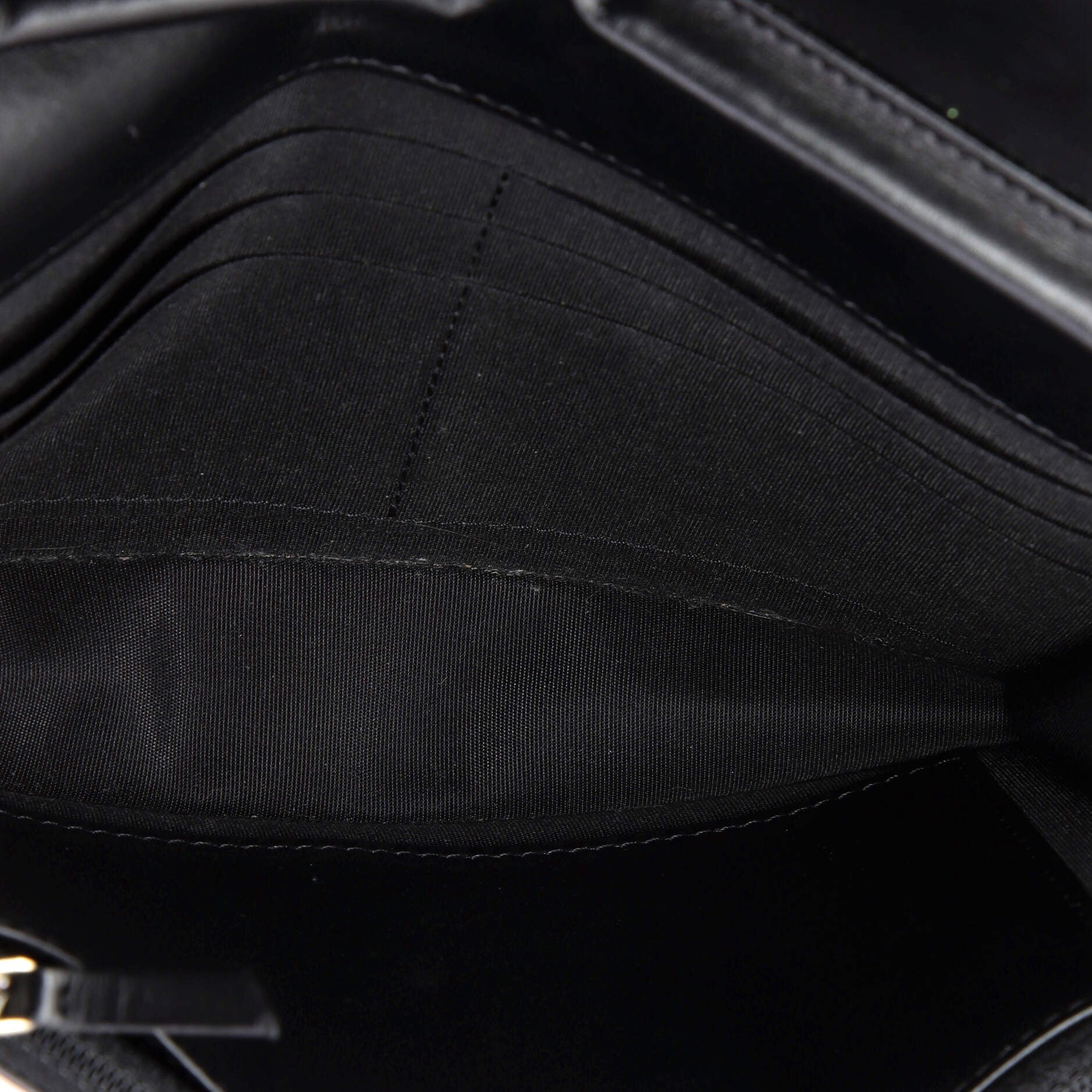Brilliant Wallet on Chain Quilted Patent