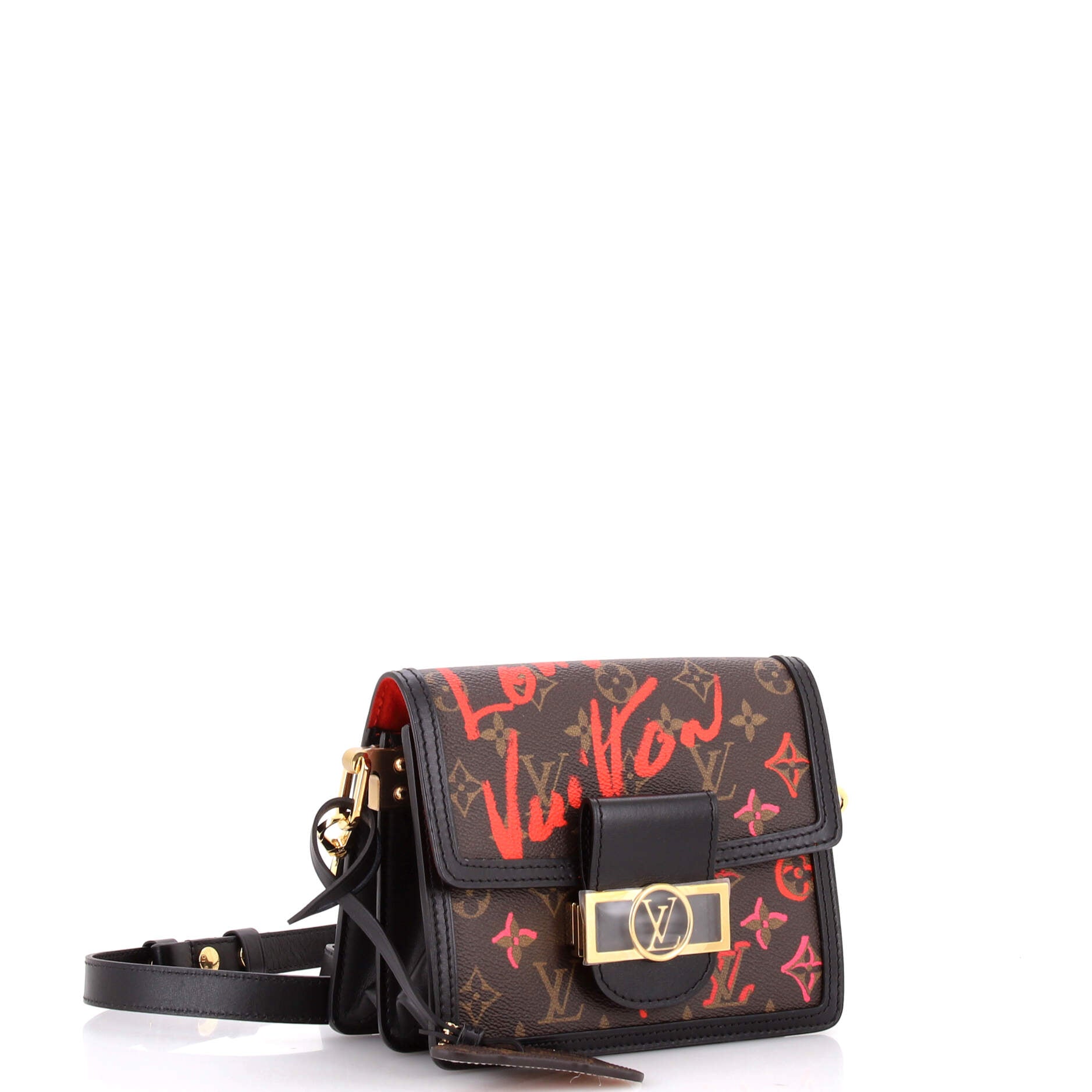 Dauphine Shoulder Bag Limited Edition Fall in Love Monogram Canvas Mini