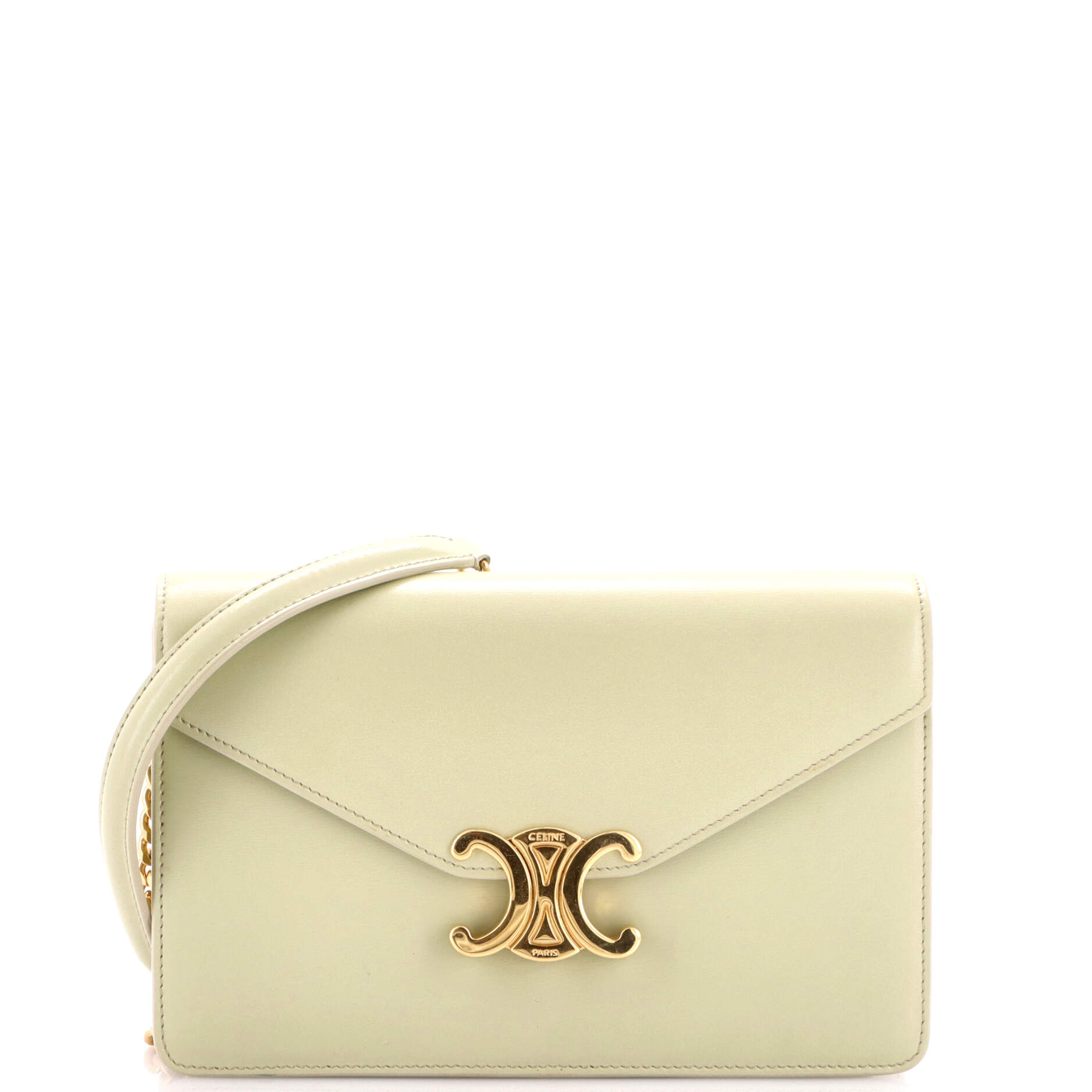 Margo Triomphe Wallet on Chain Leather