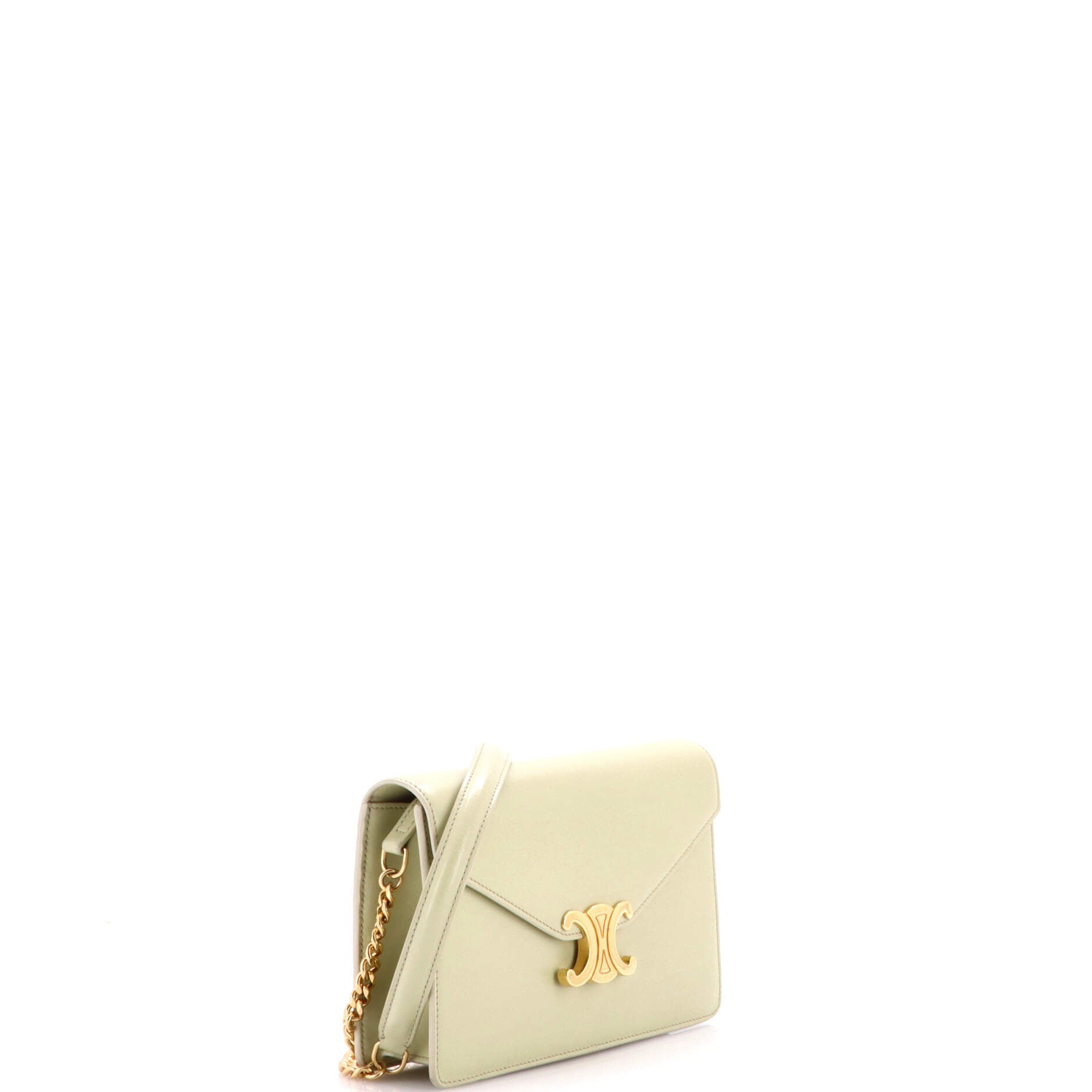 Margo Triomphe Wallet on Chain Leather