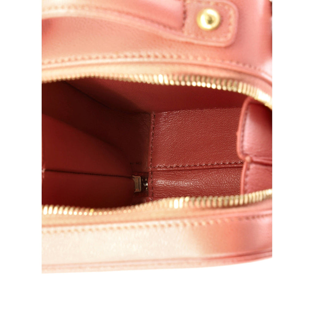 Filigree Vertical Vanity Case Quilted Caviar