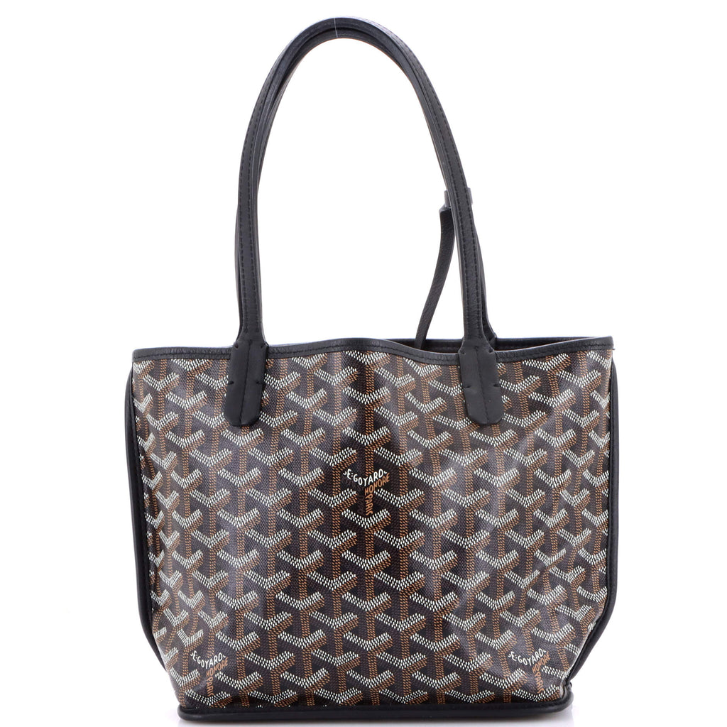 Anjou Reversible Tote Coated Canvas Mini