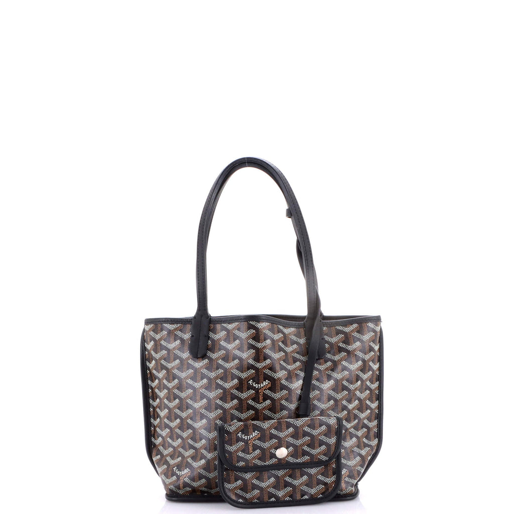 Anjou Reversible Tote Coated Canvas Mini
