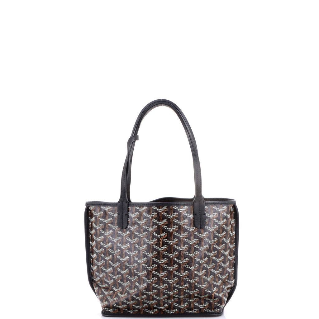 Anjou Reversible Tote Coated Canvas Mini