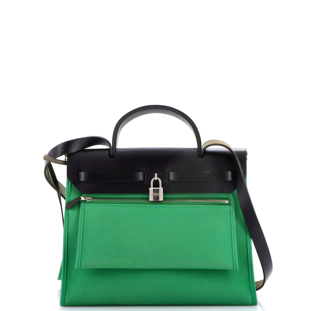Herbag Zip Leather and Toile 31