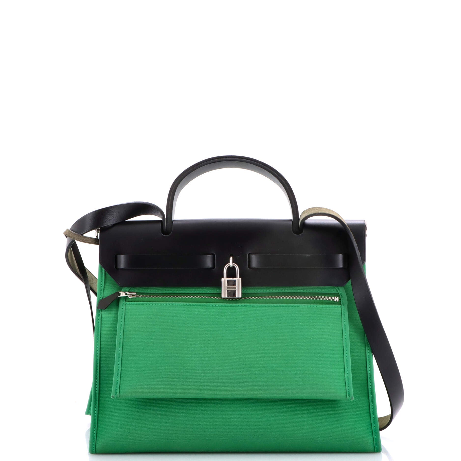 Herbag Zip Leather and Toile 31