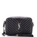 Lou Camera Bag Matelasse Chevron Leather Small