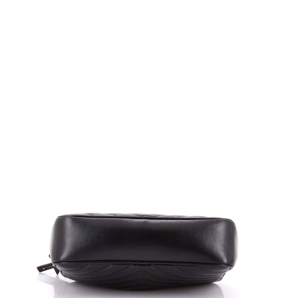Lou Camera Bag Matelasse Chevron Leather Small