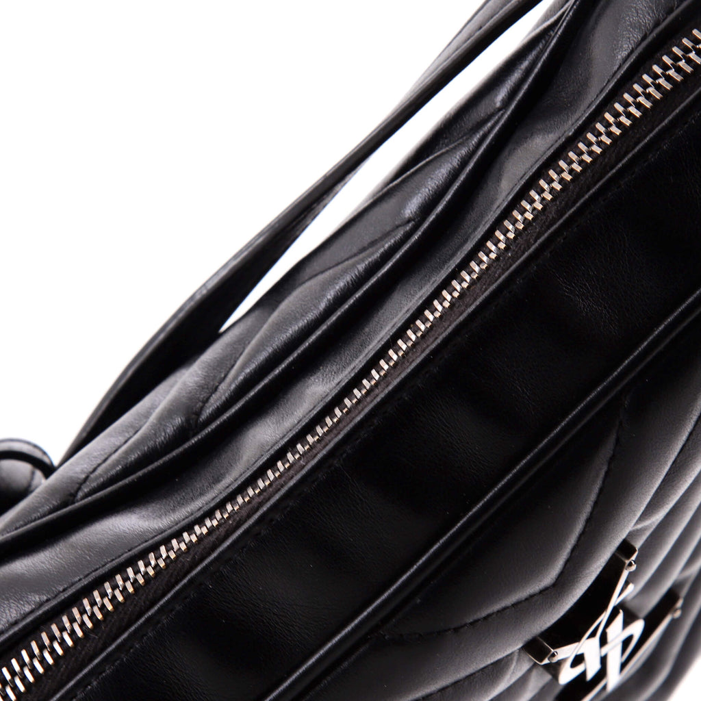 Lou Camera Bag Matelasse Chevron Leather Small