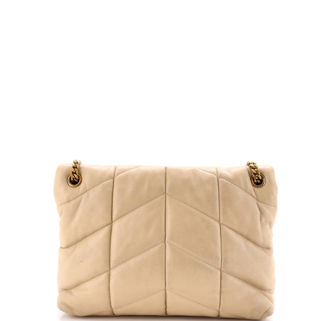 Loulou Puffer Shoulder Bag Quilted Leather Medium