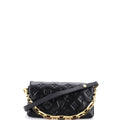 Convertible Coussin Pochette Monogram Embossed Lambskin