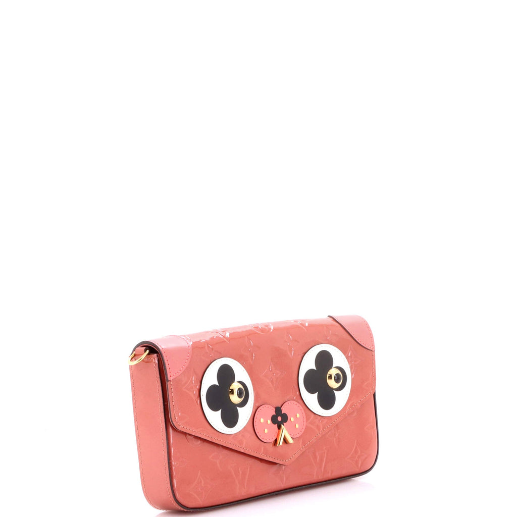 Felicie Pochette Limited Edition Valentine Dog Monogram Vernis