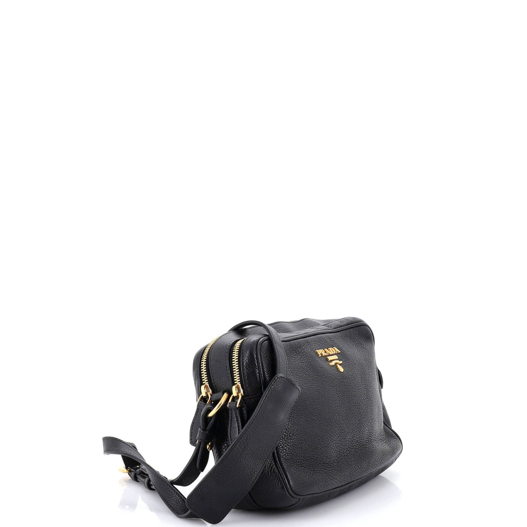Double Zip Camera Bag Vitello Daino