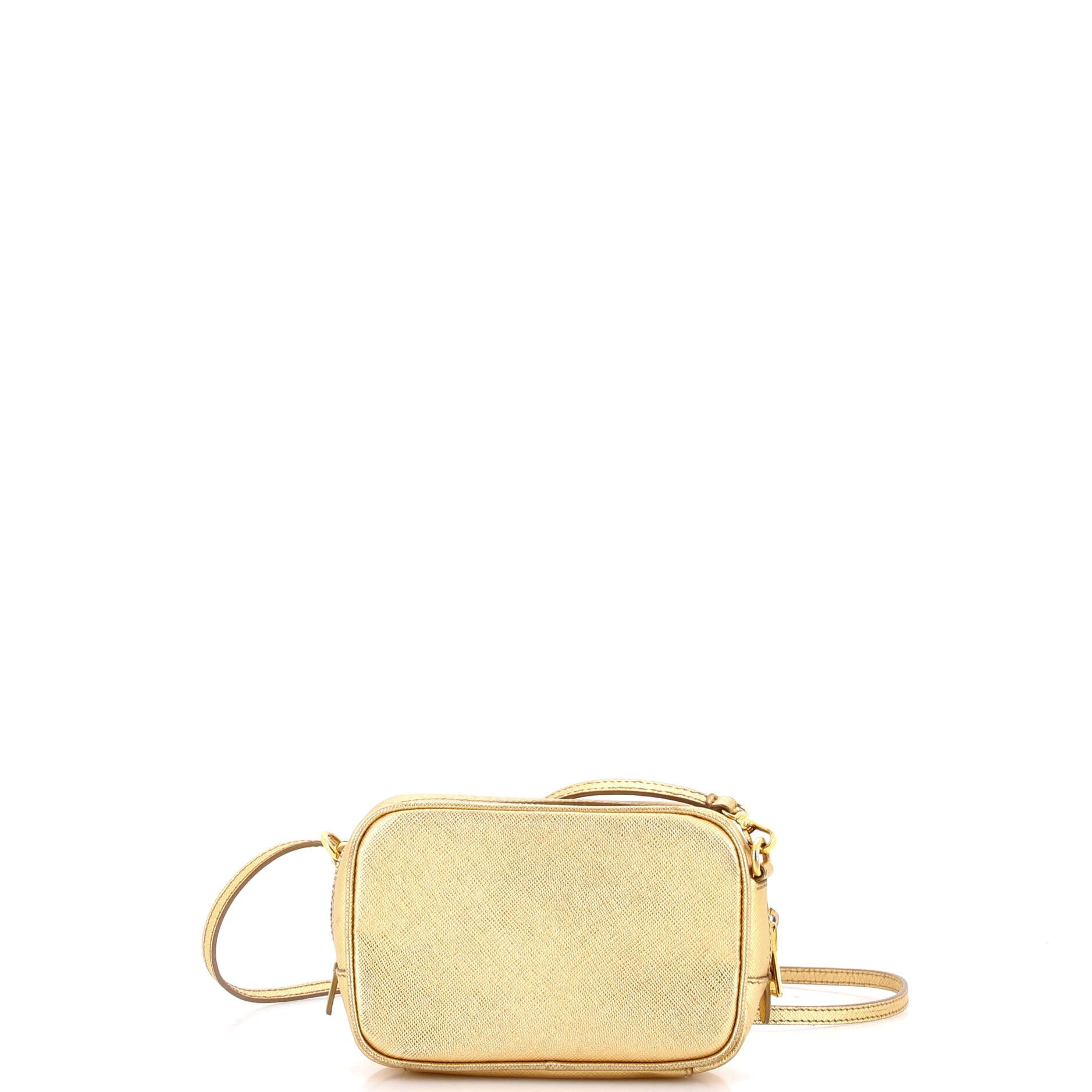 Zip Crossbody Bag Saffiano Leather Mini
