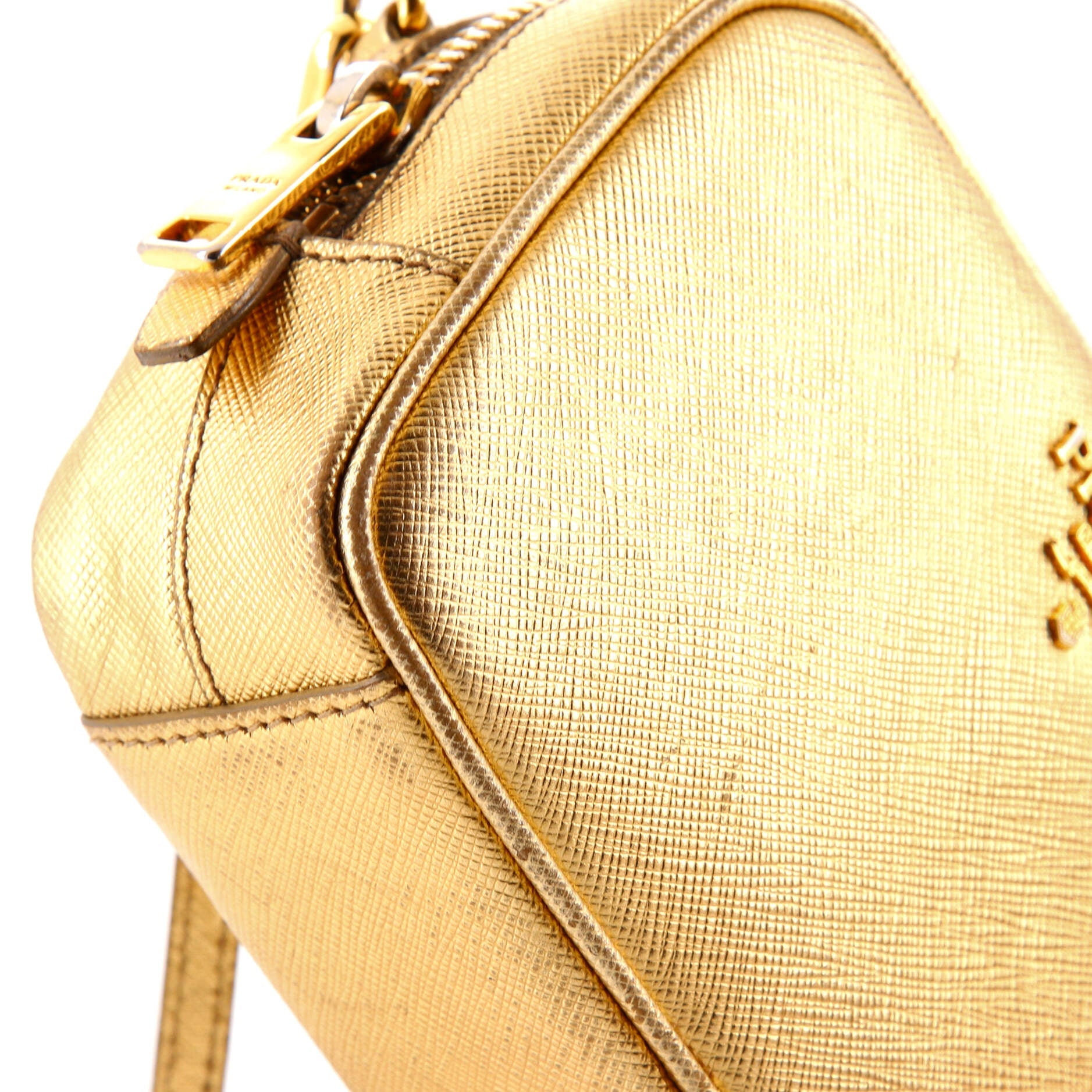 Zip Crossbody Bag Saffiano Leather Mini